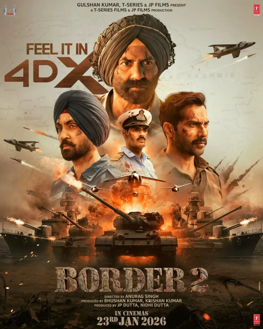 Border 2 कल होगी रिलीज: एडवांस बुकिंग में रिकॉर्ड, गल्फ बैन विवाद और बॉक्स ऑफिस बज़