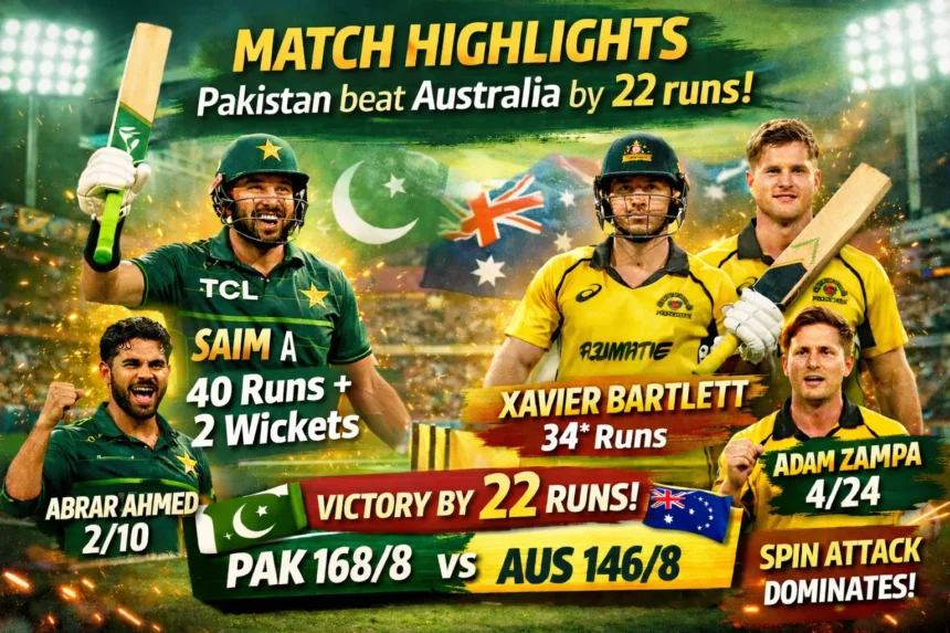 Pakistan vs Australia 1st T20I 2026