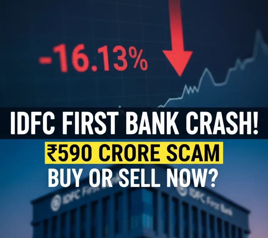 IDFC First Bank Share Price Crash: Why did IDFC First Stock Tumble 20% Today? Is it a Buy or a Trap?